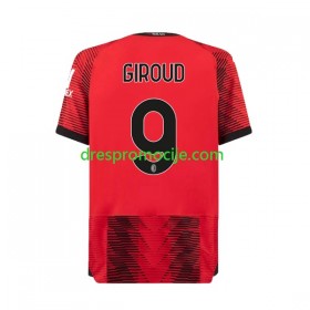 A.C. Milan Olivier Giroud 9 Dres Domaći 2023/2024 Kratkih Rukava